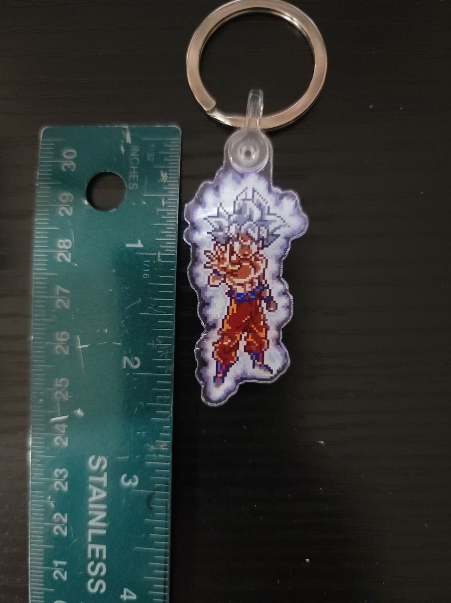 Ultra Instinct Goku Acrylic Keychain