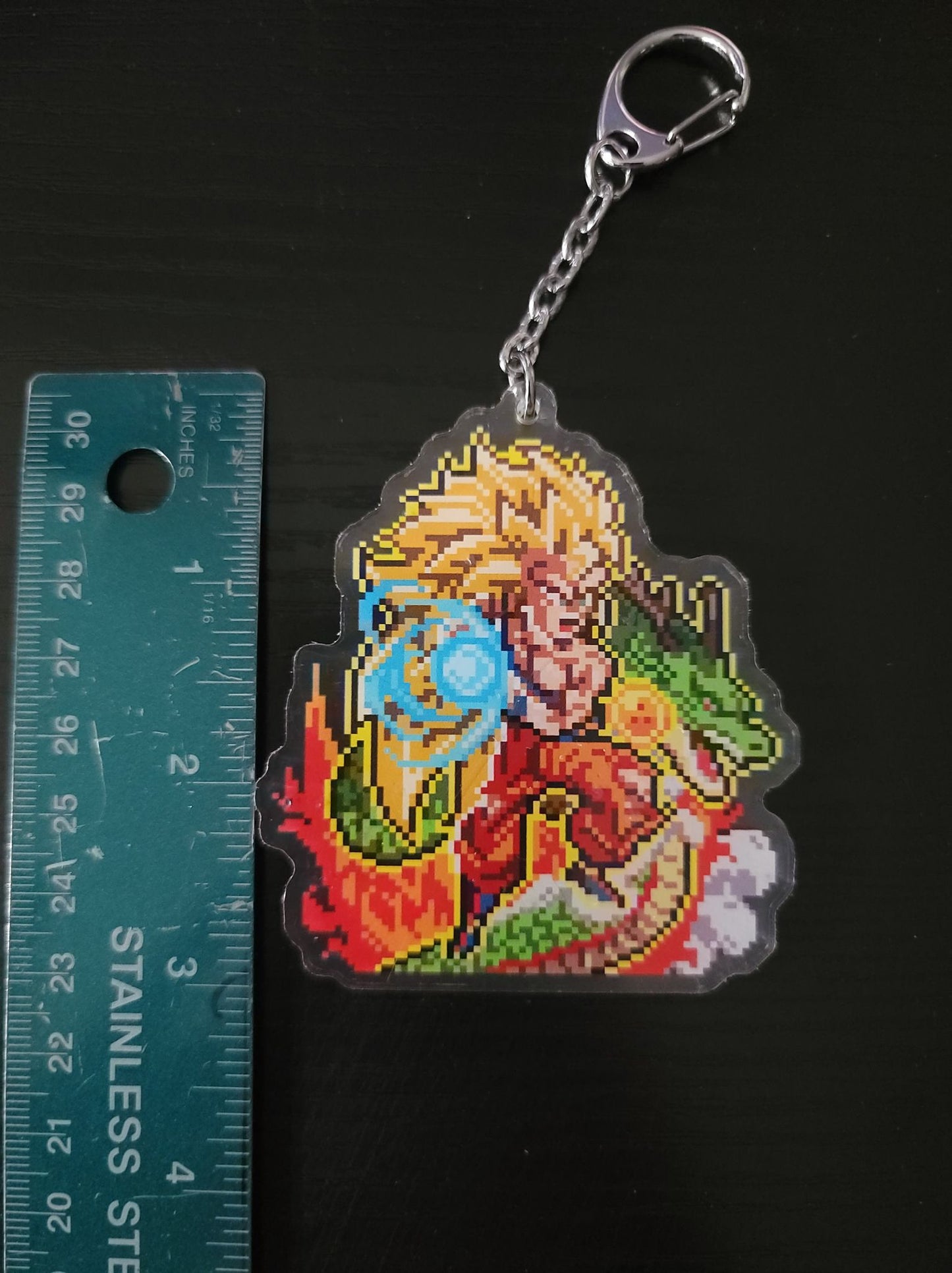 Super Saiyan 3 Goku Double-Sided Acrylic Keychain