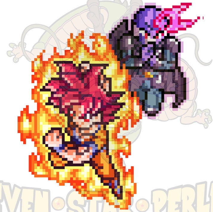Super Saiyan God Goku & Hit Sticker